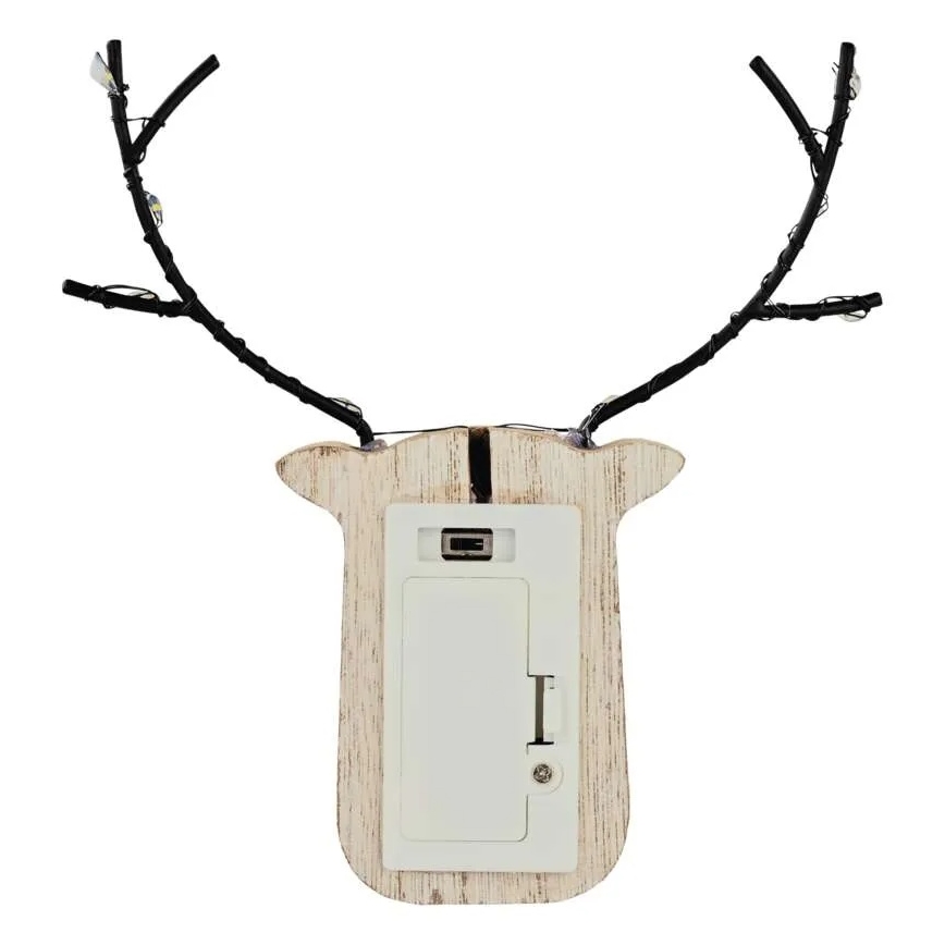 Decorazione natalizia LED 8xLED/2xAAA renna