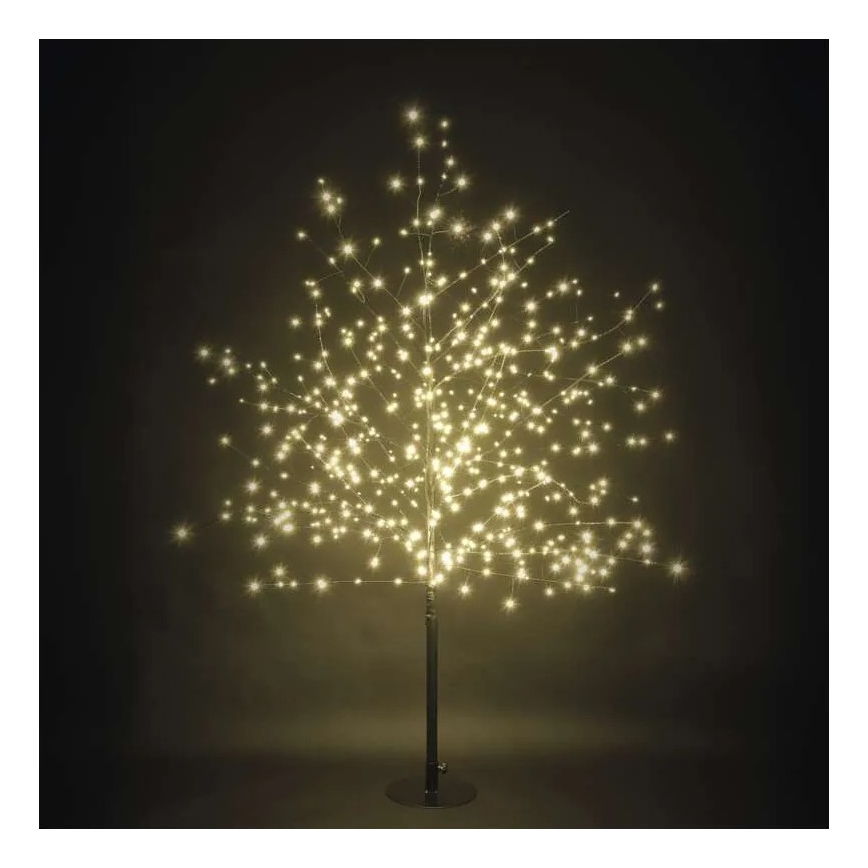 Decorazione natalizia LED da esterno 600 LED/3,8 W/230 V, 120 cm, bianco caldo, IP44