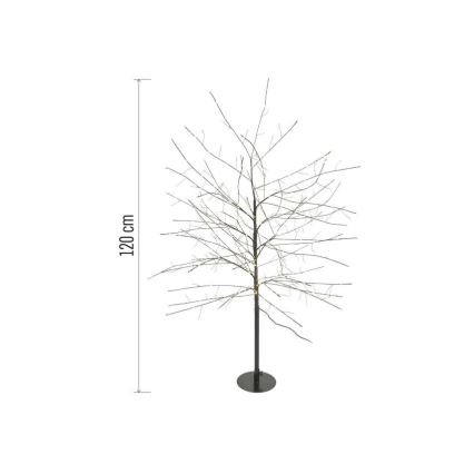 Decorazione natalizia LED da esterno 600 LED/3,8 W/230 V, 120 cm, bianco caldo, IP44