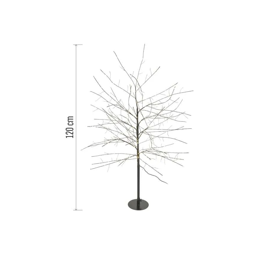 Decorazione natalizia LED da esterno 600 LED/3,8 W/230 V, 120 cm, bianco caldo, IP44
