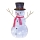 Decorazione natalizia LED LED/1,4W/230V 60 cm Pupazzo di neve IP44