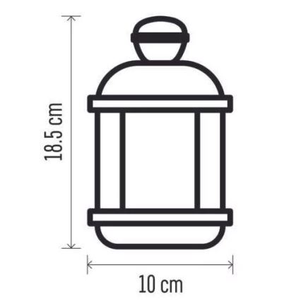 Decorazione natalizia LED LED/1xCR2032 bianco caldo