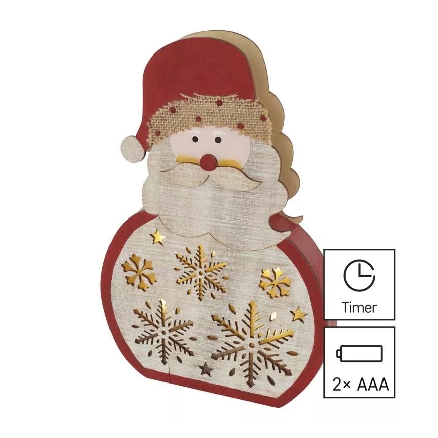 Decorazione natalizia LED LED/2xAAA Santa