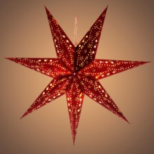 Decorazione natalizia LED LED/3xAA stella rossa