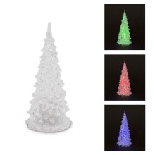 Decorazione natalizia LED LED/3xAG10 16cm multicolore