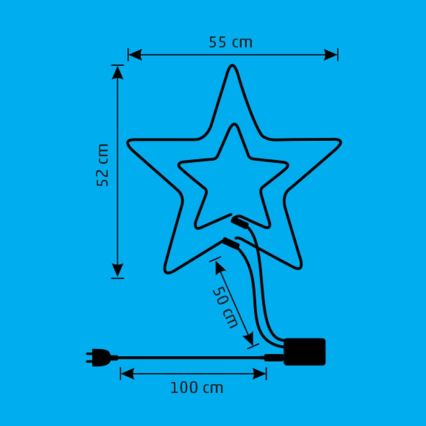 Decorazione natalizia LED per esterni LED/26W/230V IP44