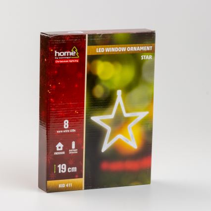 Decorazione per finestre 8xLED/3xAA
