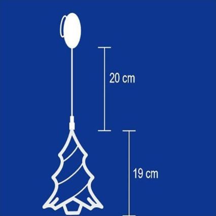 decorazione per finestre 8xLED/3xAA