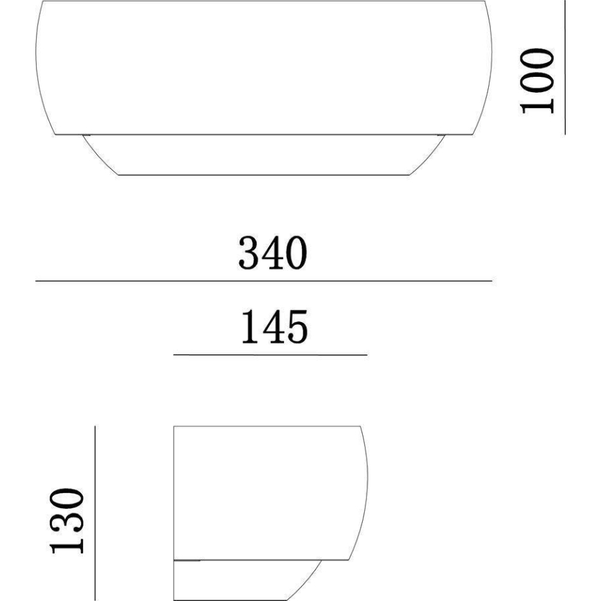 Deko-Light 341206 - Applique TWYNNDA 1xE14/40W/230V bianco