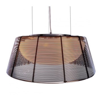 Deko-Light 342032 - Lampadario a sospensione con filo FILO 3xE27/60W/230V diametro 39 cm nero