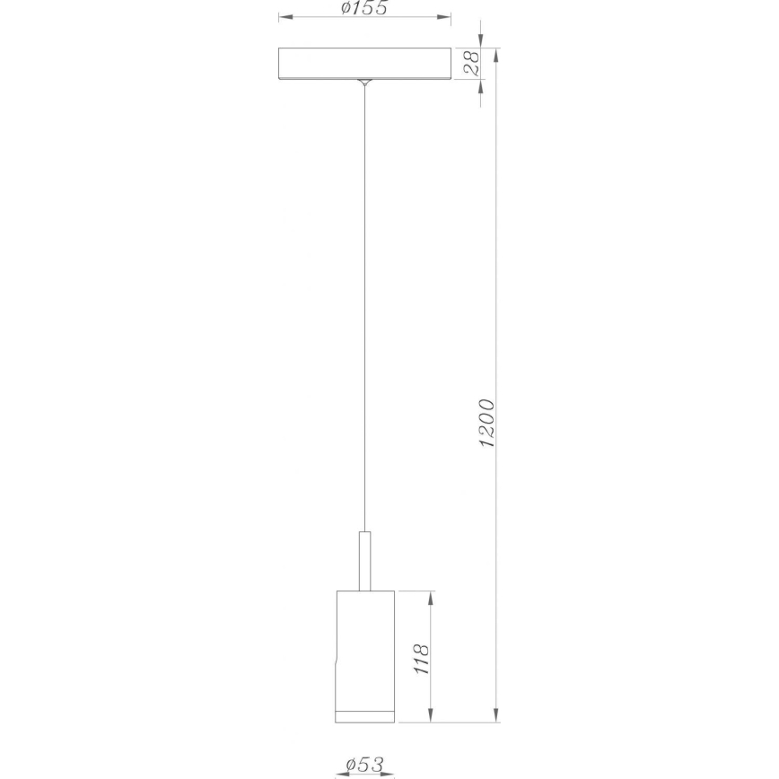Deko-Light 348037 - Lampadario a sospensione con filo LED dimmerabile DABIH LED/7,2W/230V 3000K bianco