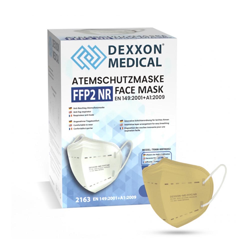 DEXXON MEDICAL Mascherina FFP2 NR beige 1pz