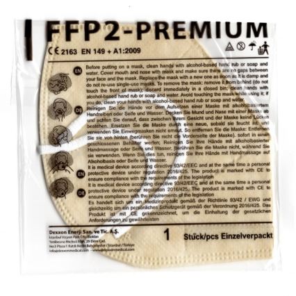 DEXXON MEDICAL Mascherina FFP2 NR beige 1pz