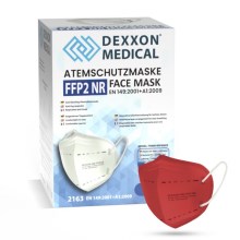 DEXXON MEDICAL Mascherina FFP2 NR Rossa 1 pz