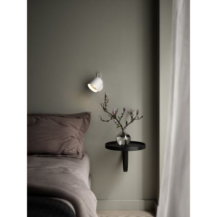 DFTP by Nordlux - Faretto da parete con USB port ANGLE 1xGU10/25W/230V bianco