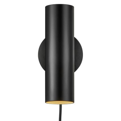 DFTP by Nordlux - Faretto da parete MIB 1xGU10/8W/230V nero