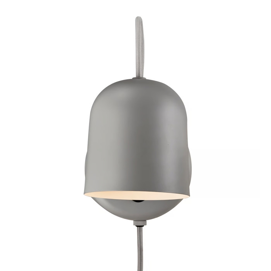 DFTP by Nordlux - Faretto da parete orientabile con porta USB ANGLE 1xGU10/25W/230V grigio