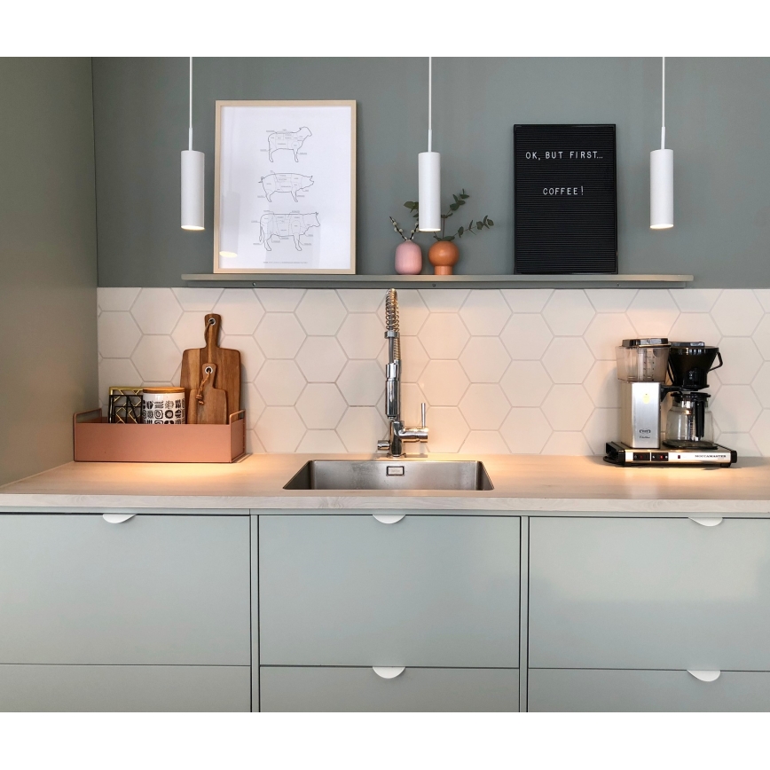 DFTP by Nordlux - Lampada a sospensione con cavo MIB 1xGU10/8W/230V bianco