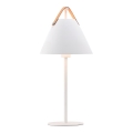 DFTP by Nordlux - Lampada da tavolo STRAP 1xE27/40W/230V bianca