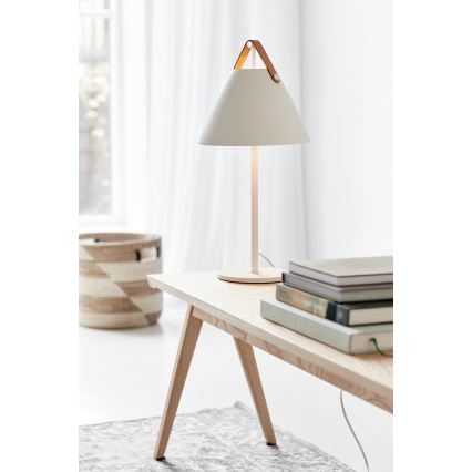 DFTP by Nordlux - Lampada da tavolo STRAP 1xE27/40W/230V bianca