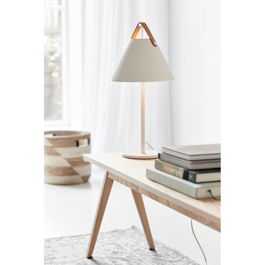 DFTP by Nordlux - Lampada da tavolo STRAP 1xE27/40W/230V bianca