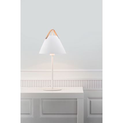 DFTP by Nordlux - Lampada da tavolo STRAP 1xE27/40W/230V bianca