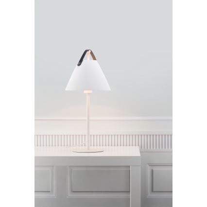 DFTP by Nordlux - Lampada da tavolo STRAP 1xE27/40W/230V bianca