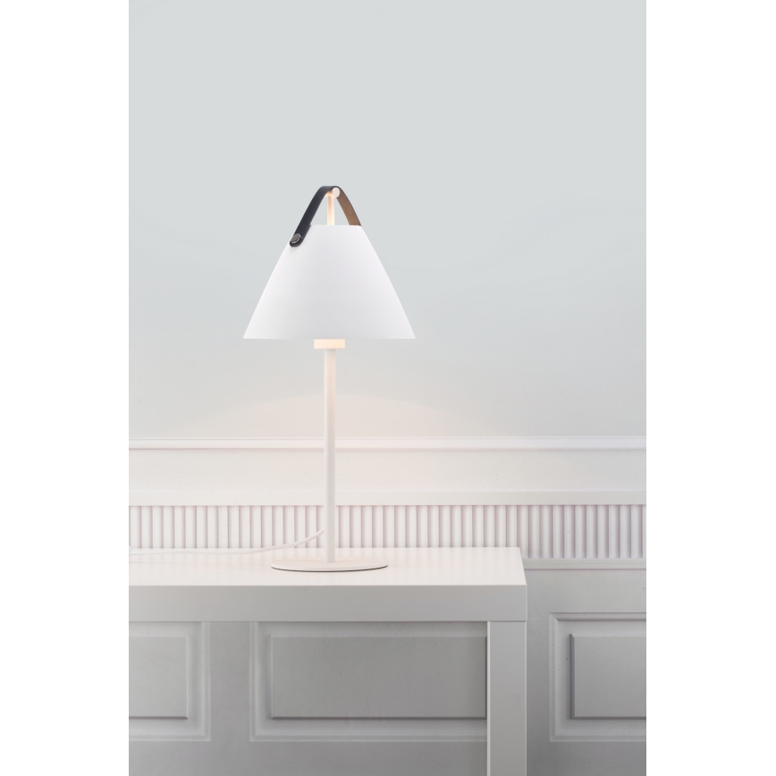 DFTP by Nordlux - Lampada da tavolo STRAP 1xE27/40W/230V bianca