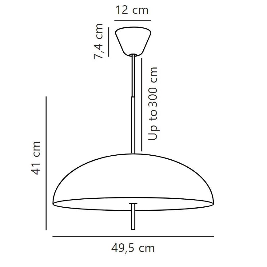 DFTP by Nordlux - Lampadario a sospensione con filo VERSALE 2xE27/15W/230V nero