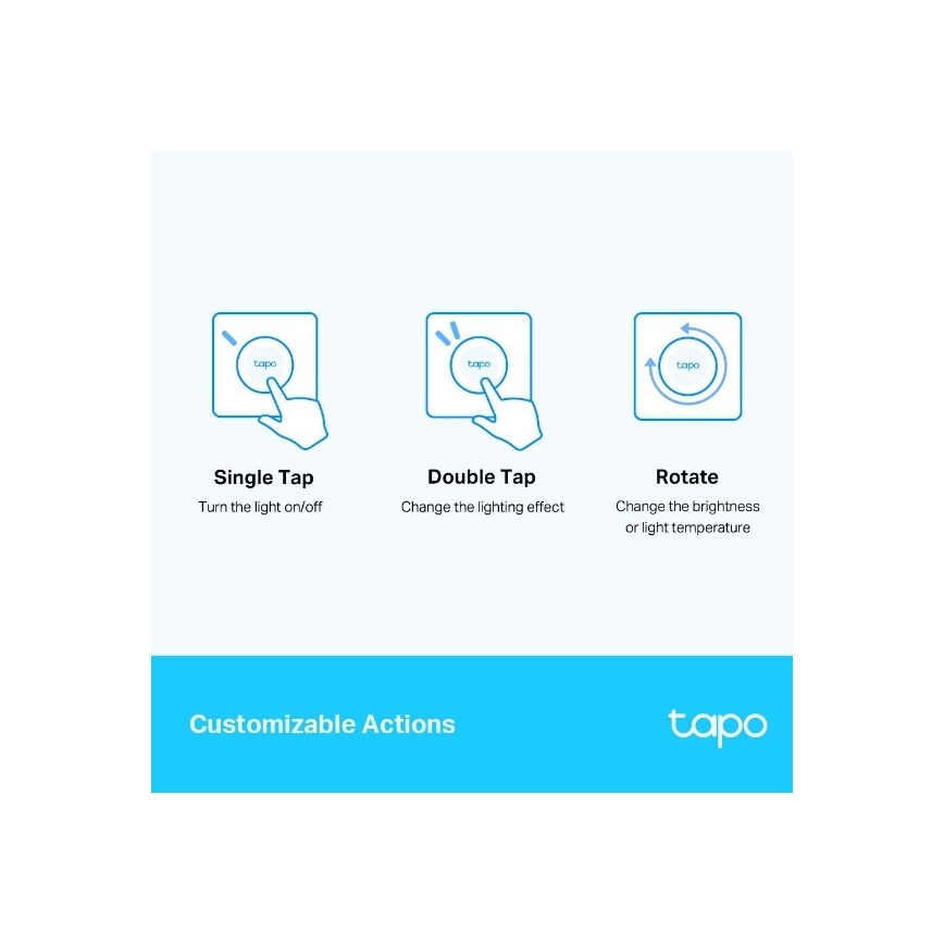 Dimmer a sfioramento intelligente, alimentato da 1x CR2032