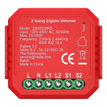 Dimmer intelligente doppio SmartLife 230V