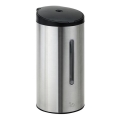 Dispenser di sapone 10,2x22 cm argento/bianco