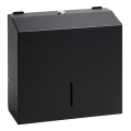 Dispenser per asciugamani 28x24,5 cm acciaio inox/nero
