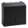 Dispenser per asciugamani 28x24,5 cm acciaio inox/nero