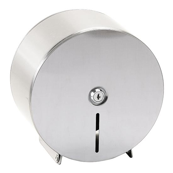 Dispenser per carta 20x20 cm in acciaio inossidabile/argento