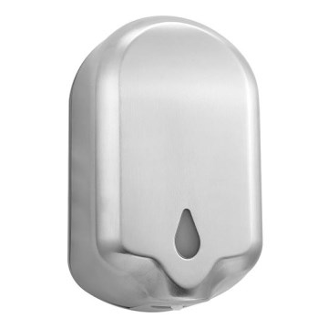 Dispenser per disinfettante 14x23,5 cm acciaio inossidabile/argento