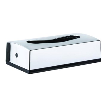 Dispenser per fazzoletti 26,7x7,2 cm argento