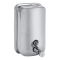 Dispenser per sapone 10x15 cm in acciaio inox/argento