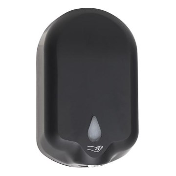 Dispenser per sapone 14x23,5 cm, nero