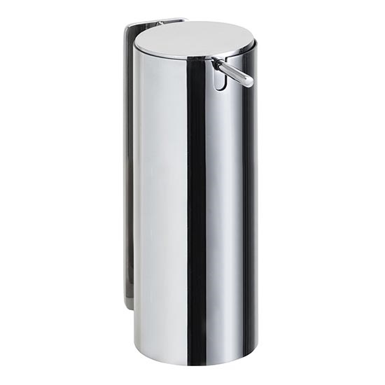 Dispenser per sapone 6,6x16,5 cm in acciaio inox/argento