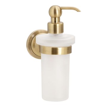 Dispenser per sapone 8x19 cm, finitura bronzata