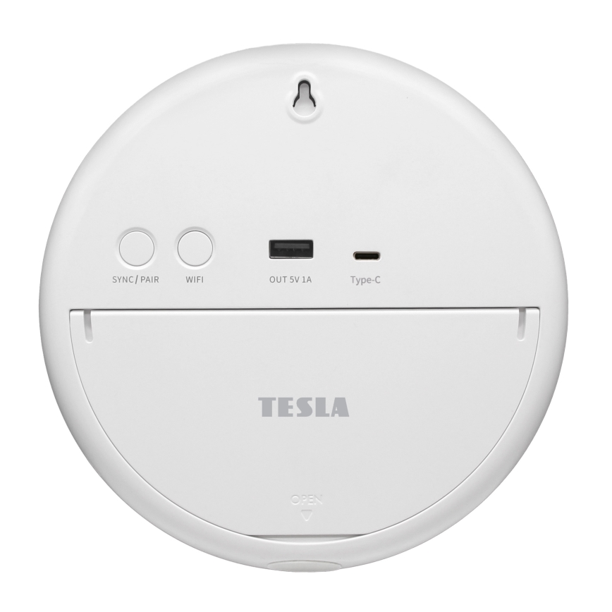 TESLA Electronics Device - Stazione meteo intelligente con sensore, batteria 400 mAh, Wi-Fi Tuya, IP44