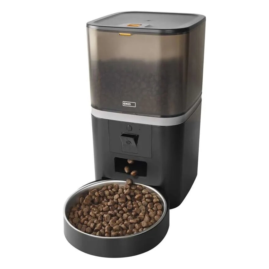 Distributore automatico di mangime con microfono e camera 6l/5V/4xAA Wi-Fi