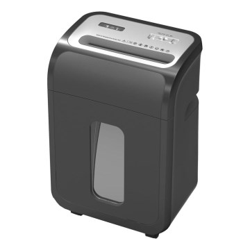 Distruggidocumenti per carta formato A4, capacità 22 l, 230 V, nero