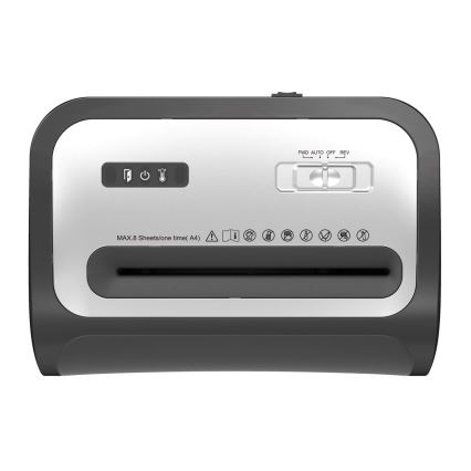 Distruggidocumenti per carta formato A4, capacità 22 l, 230 V, nero
