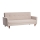 Divano a due posti NARA crema/beige