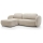Divano angolare letto con contenitore a forma di L OLBIA sinistro beige