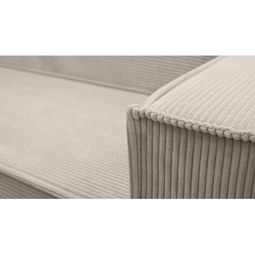Divano angolare reversibile trasformabile in letto a U LONDON beige