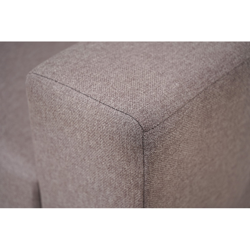 Divano angolare universale con funzione letto e contenitore SEVILLA grigio