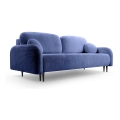 Divano imbottito pieghevole a tre posti CLOUDY blu
